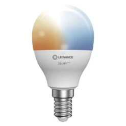 Ledvance 4058075485174 SMART+ Mini Bulb Tunable White, 180 °, 4,9 W, 470 Lm, E14, Dimmbar